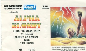 Alpha Blondy mars 1987