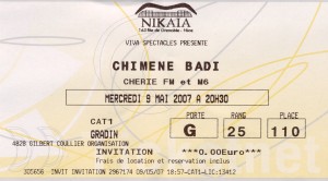 Chimène Badi mai 2007