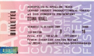Diana Krall octobre 2009