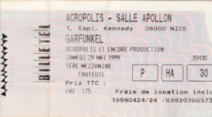 Garfunkel mai 1999