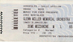 Glenn Miller janvier 2001