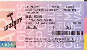 Neil Young juin 2009 Paris