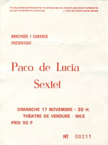 Paco De Lucia novembre xxxx