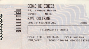 Ravi Coltrane novembre 2002