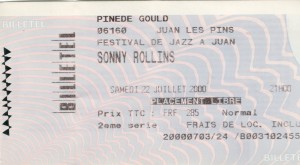 Sonny Rollins juillet 2000