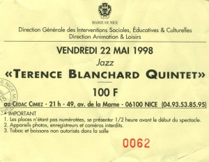 Terence Blanchard Quintet mai 1998