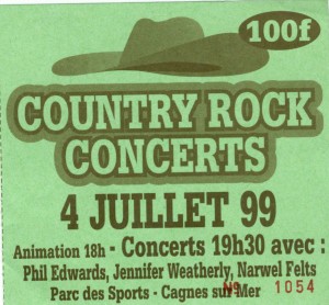 country rock juillet 1999