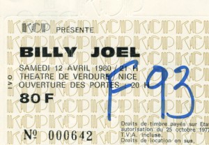 Billy Joel avril 1980