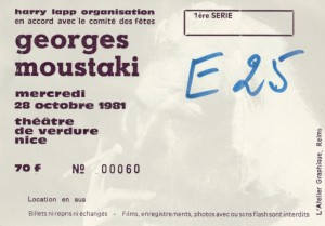 Georges Moustaki octobre 1981