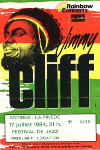 Jimmy Cliff juillet 1984