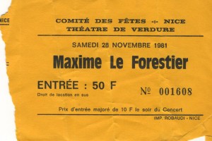 Maxime Le Forestier novembre 1981